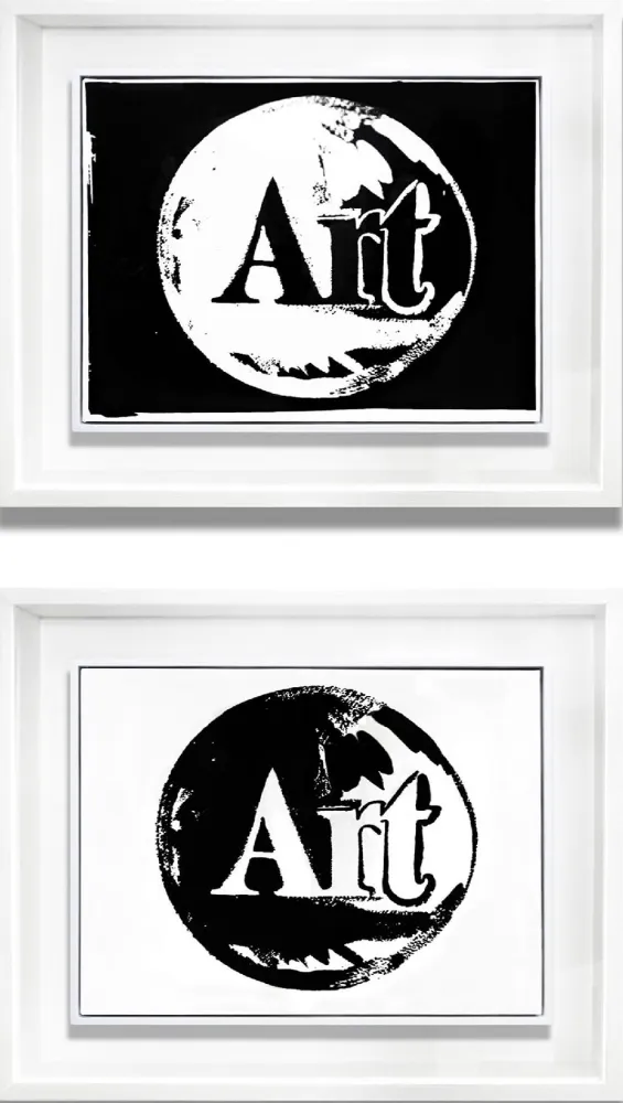 Siebdruck Warhol - Art (Positive and Negative)
