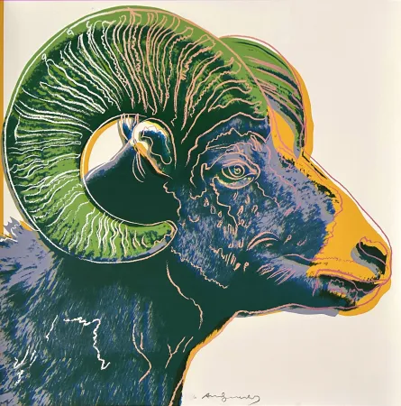 Siebdruck Warhol - Bighorn Ram (FS II.302)