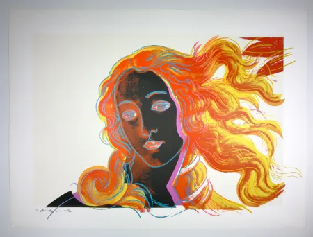 Siebdruck Warhol - Birth of Venus 318
