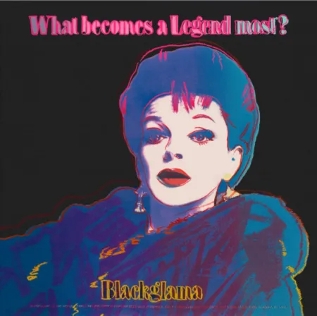 Siebdruck Warhol - Blackglama (Judy Garland)