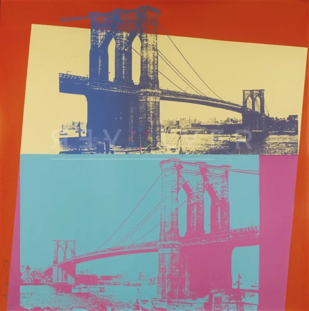 Siebdruck Warhol - Brooklyn Bridge