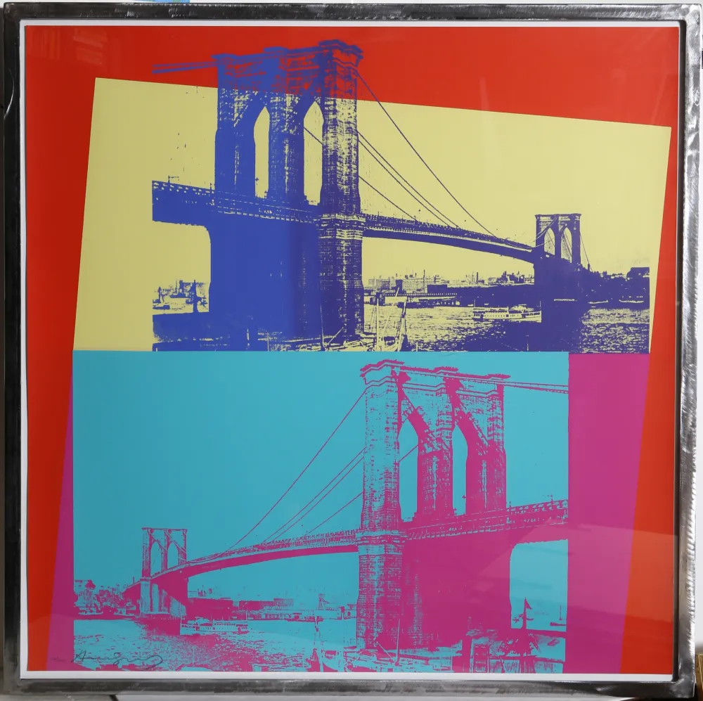 Siebdruck Warhol - Brooklyn Bridge