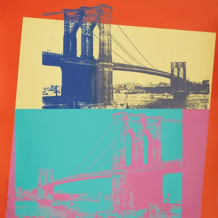 Siebdruck Warhol - Brooklyn Bridge (FS II.290)