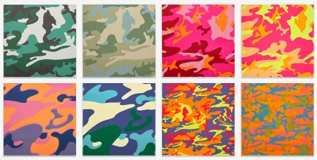 Siebdruck Warhol - Camouflage Complete Portfolio
