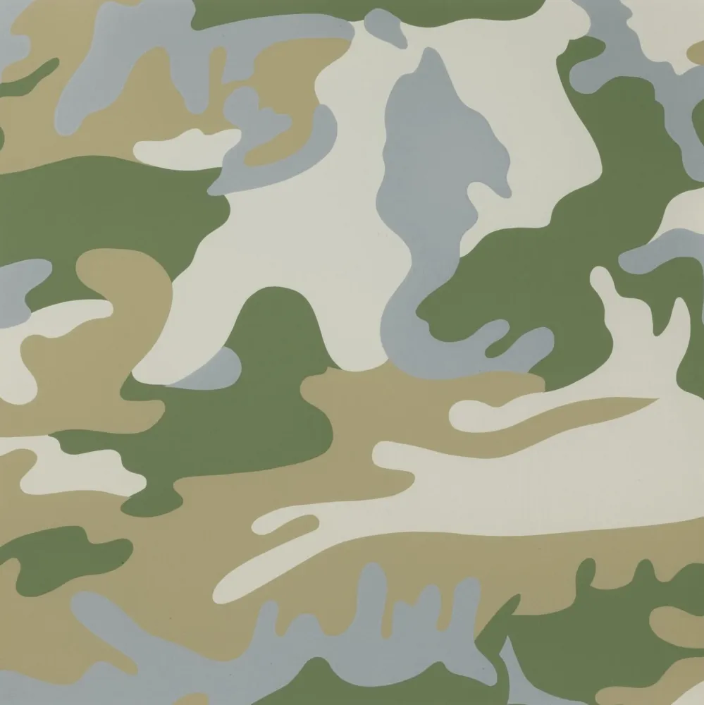 Siebdruck Warhol - Camouflage (FS II.407)