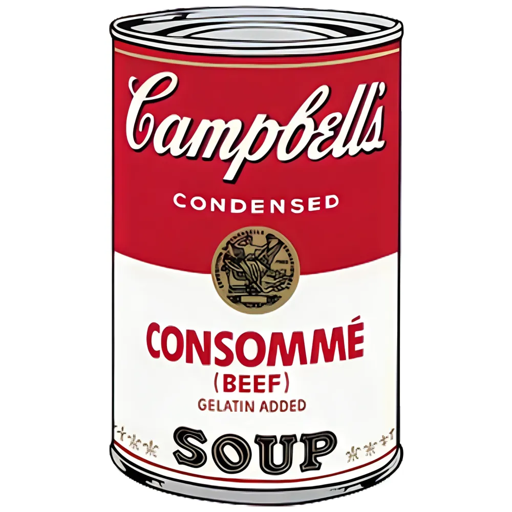 Siebdruck Warhol - Campbell's Soup: Consommé (FS II.52)