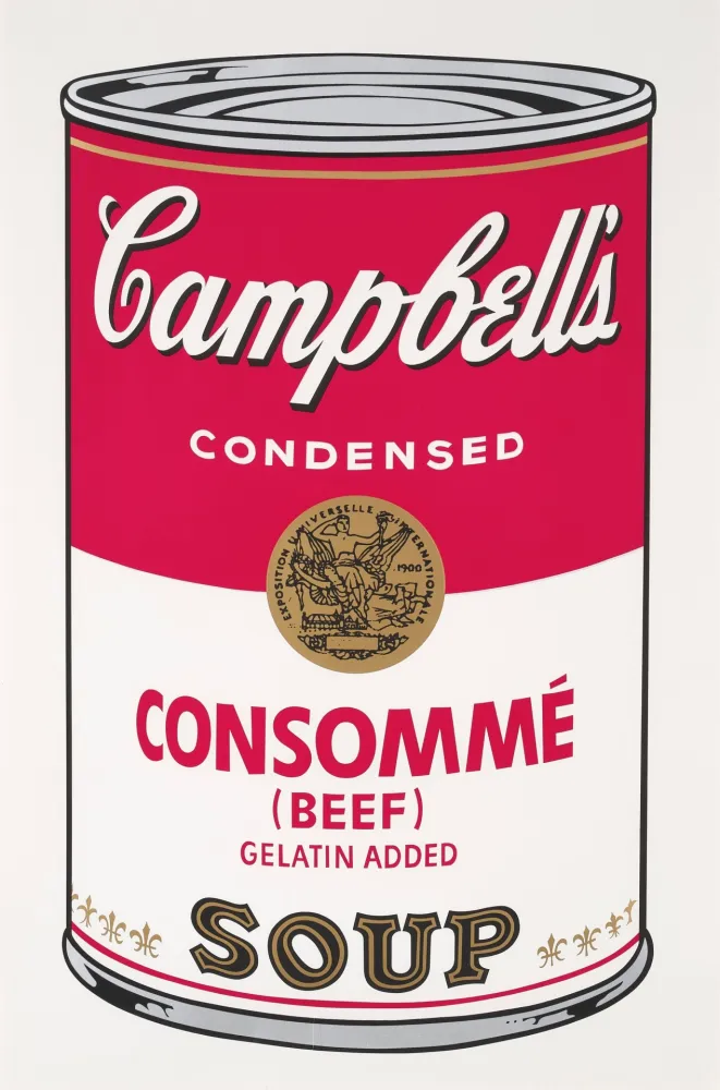 Siebdruck Warhol - Campbell's Soup: Consommé (FS II.52)