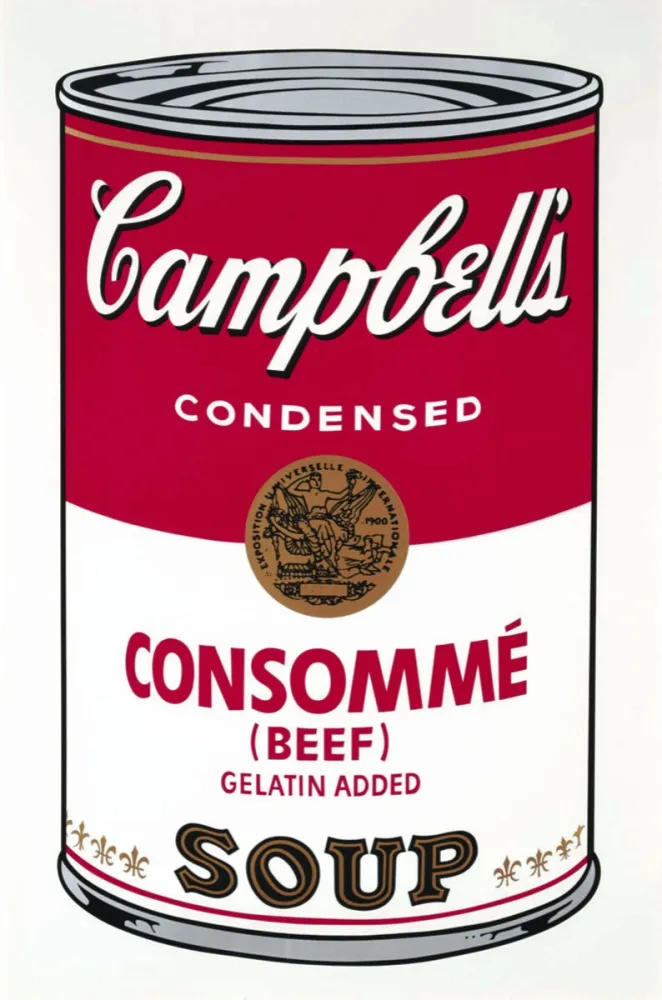 Siebdruck Warhol - Campbell's Soup: Consommé (FS II.52)