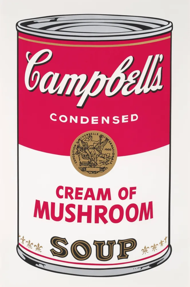 Siebdruck Warhol - Campbell’s Soup I: Cream of Mushrooms