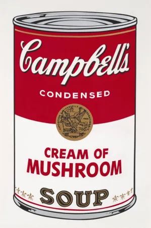 Siebdruck Warhol - Campbell’s Soup I: Cream of Mushrooms