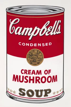 Siebdruck Warhol - Campbell’s Soup I: Cream of Mushrooms