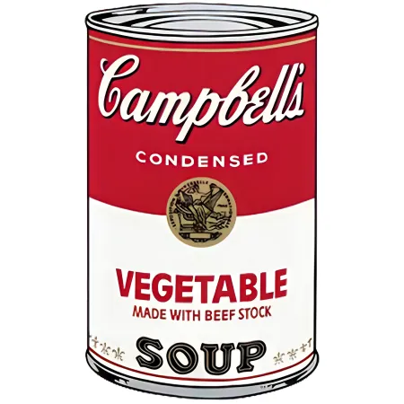 Siebdruck Warhol - Campbell's Soup I: Vegetable (FS II.48)
