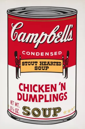 Siebdruck Warhol - Campbells Soup II: Chicken N Dumplings (FS II.58)