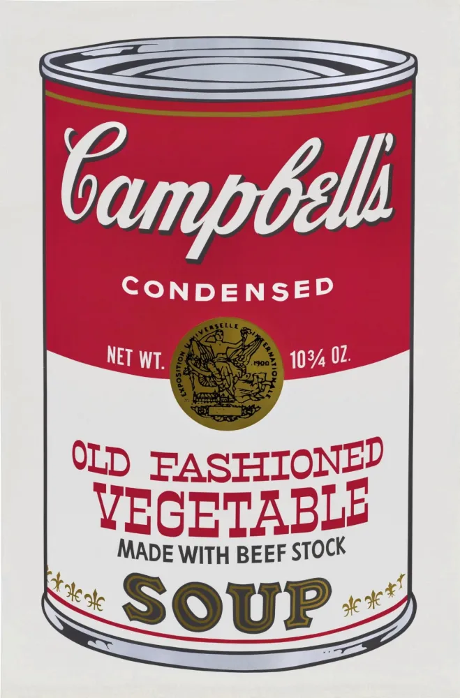 Siebdruck Warhol - Campbell's Soup II: Old Fashioned Vegetable