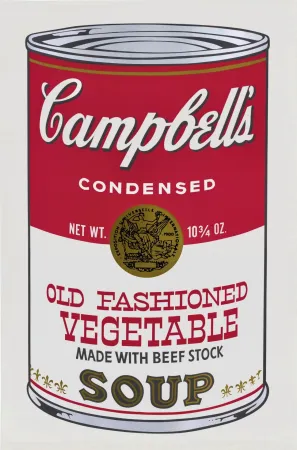 Siebdruck Warhol - Campbell's Soup II: Old Fashioned Vegetable