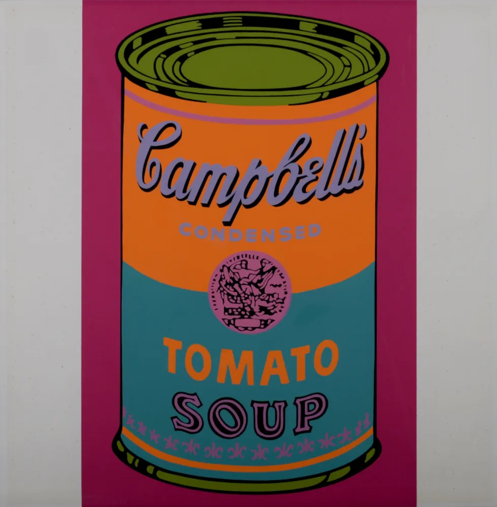Siebdruck Warhol - Campbell's Tomato Soup (Banner)