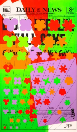 Siebdruck Warhol - Daily News - LBJ to Kremlin – Y'all Come