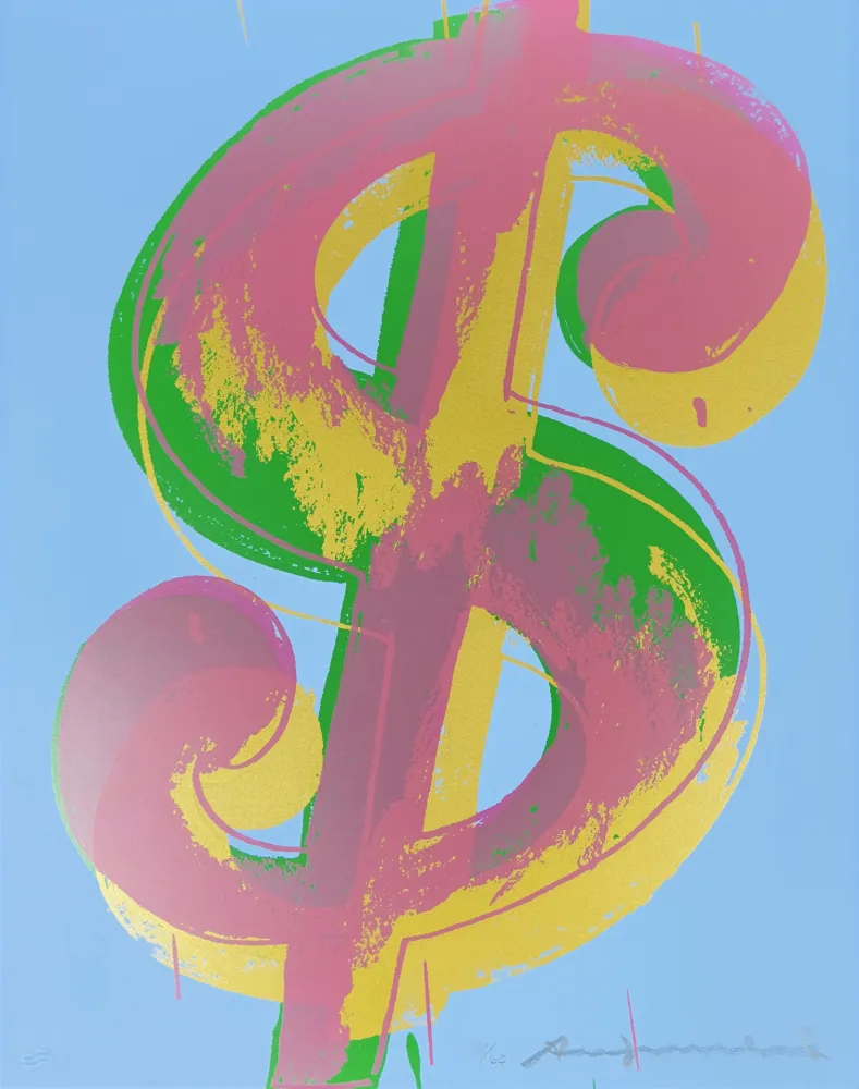 Siebdruck Warhol - Dollar Sign (1) 277