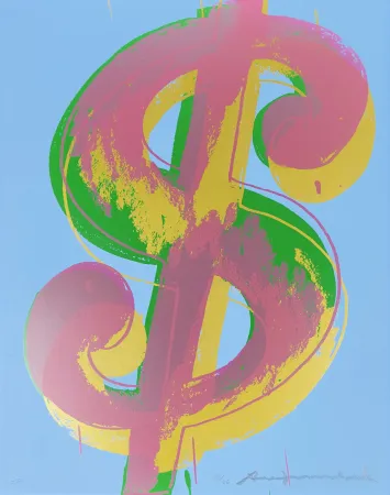 Siebdruck Warhol - Dollar Sign (1) 277