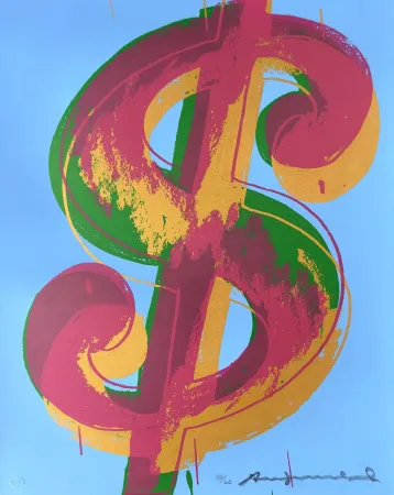 Siebdruck Warhol - Dollar Sign (1) 277