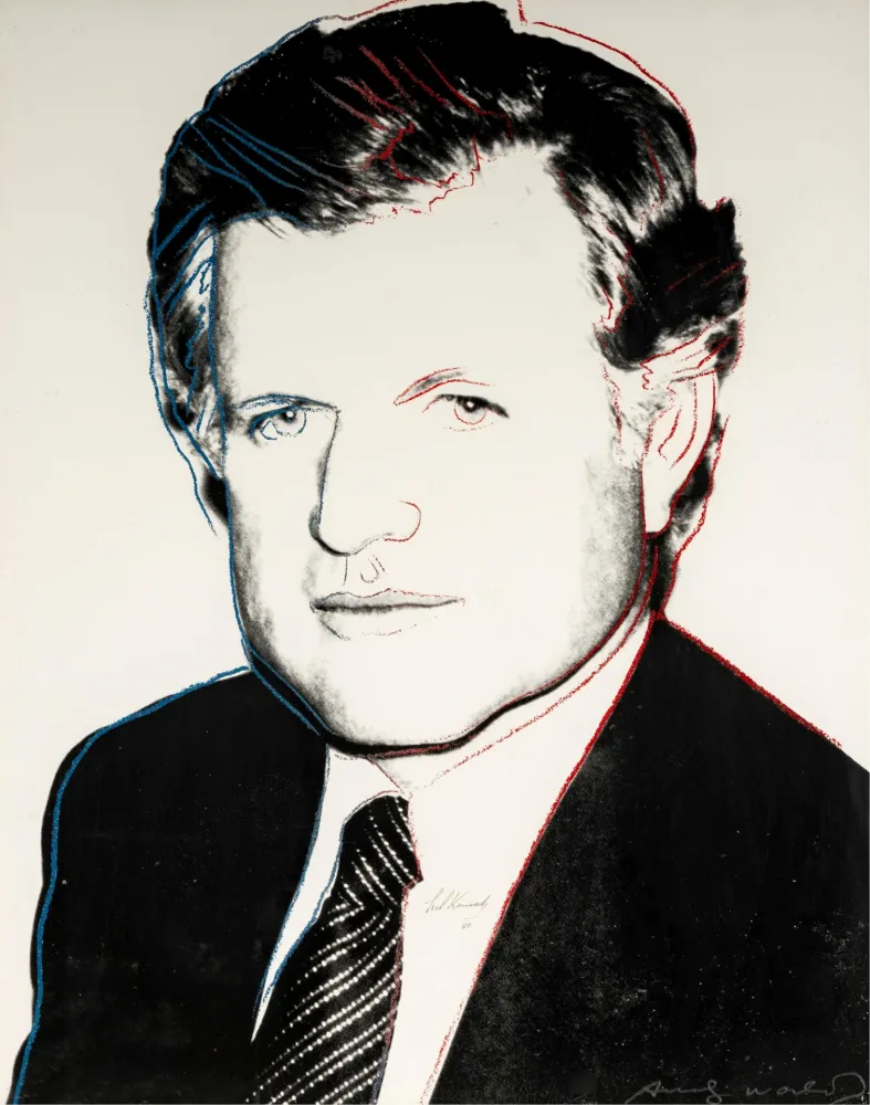 Siebdruck Warhol - Edward Kennedy 240 (Signed by Kennedy and Warhol)