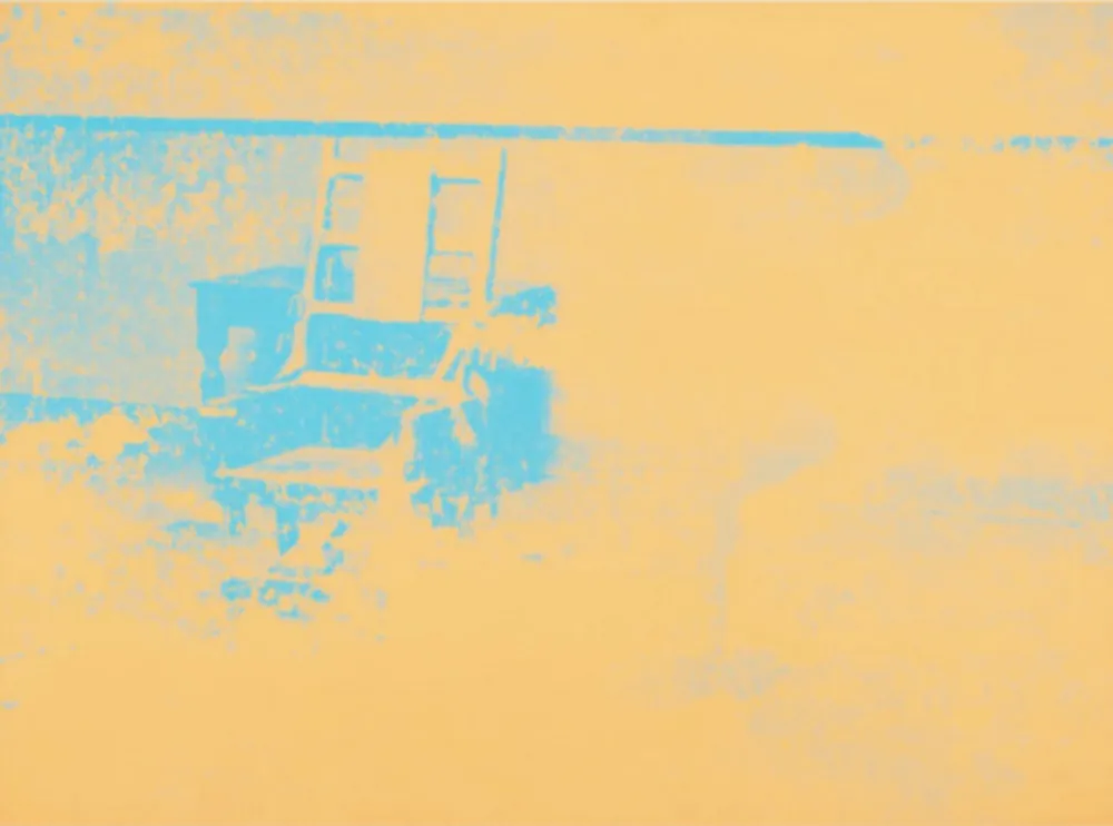 Siebdruck Warhol - Electric Chair
