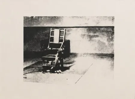 Siebdruck Warhol - Electric chair