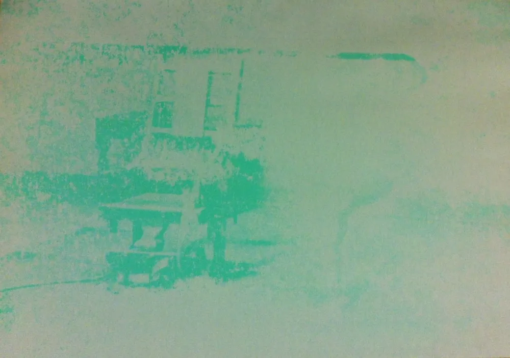 Siebdruck Warhol - Electric Chair