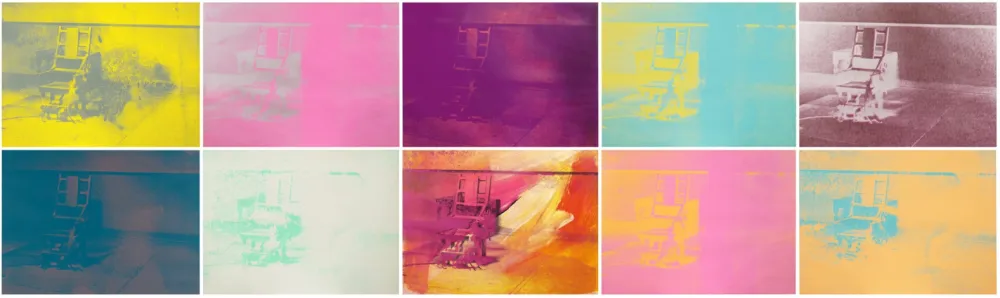 Siebdruck Warhol - Electric Chair Complete Portfolio