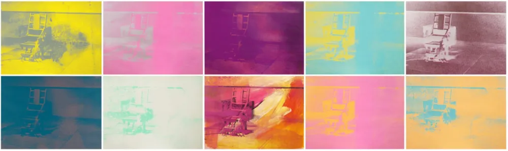 Siebdruck Warhol - Electric Chair Complete Portfolio