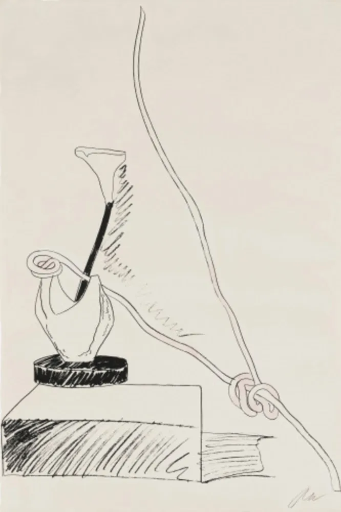 Siebdruck Warhol - Flowers (Black and White), FS II.101