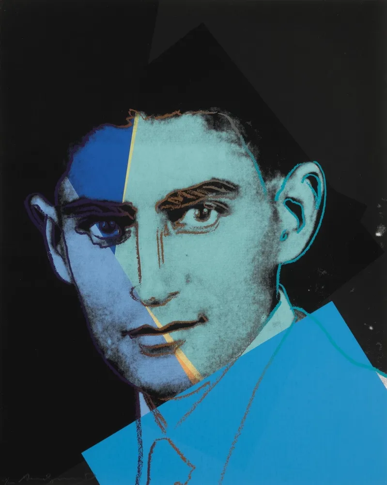 Siebdruck Warhol -  Franz Kafka