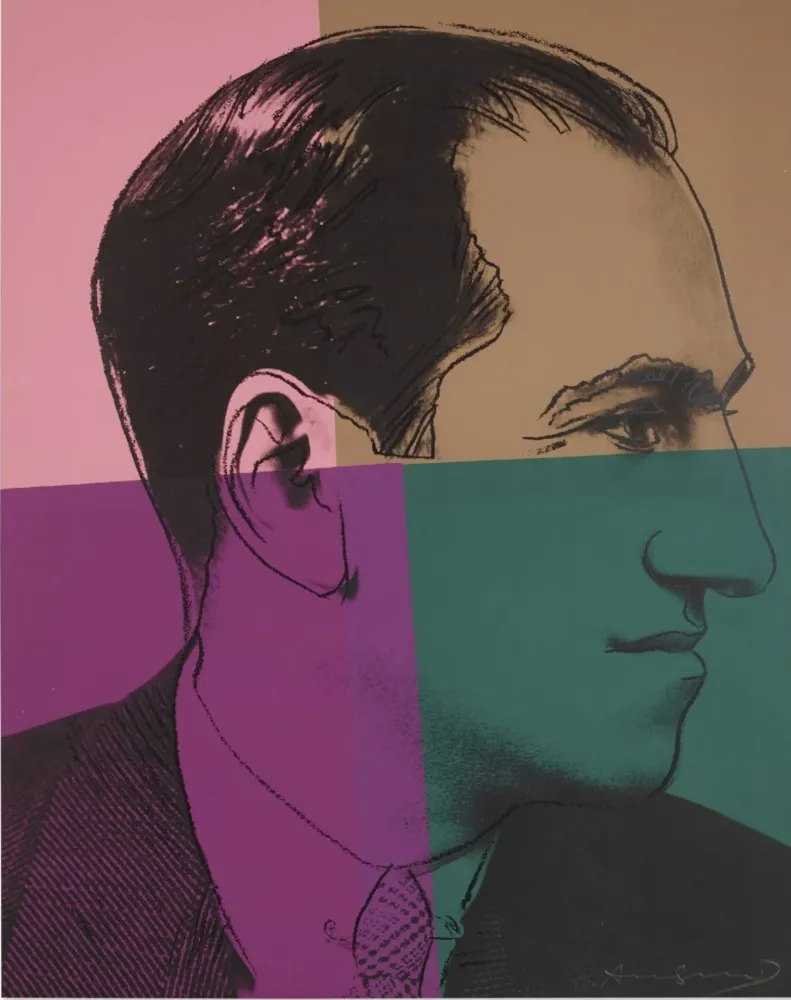 Siebdruck Warhol - George Gershwin, F. & S. IIB.231 (TP), c