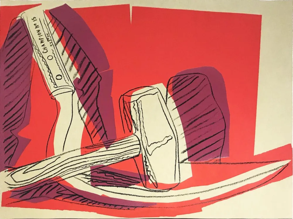 Siebdruck Warhol - Hammer & Sickle