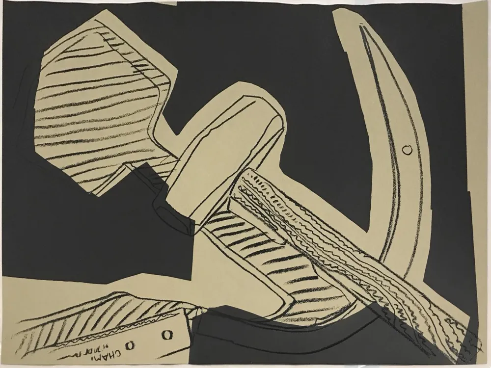 Siebdruck Warhol - Hammer & Sickle