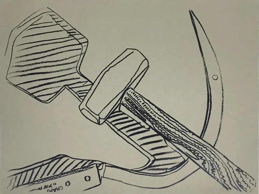 Siebdruck Warhol - Hammer & Sickle