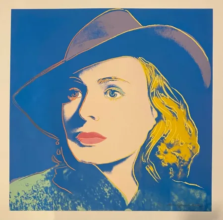 Siebdruck Warhol - Ingrid Bergman With Hat, Trial Proof