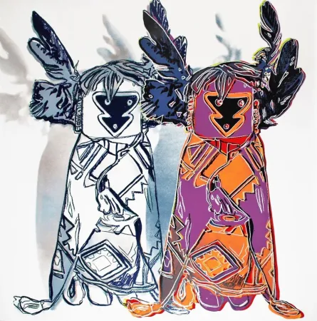 Siebdruck Warhol - Kachina Dolls (FS II.381)