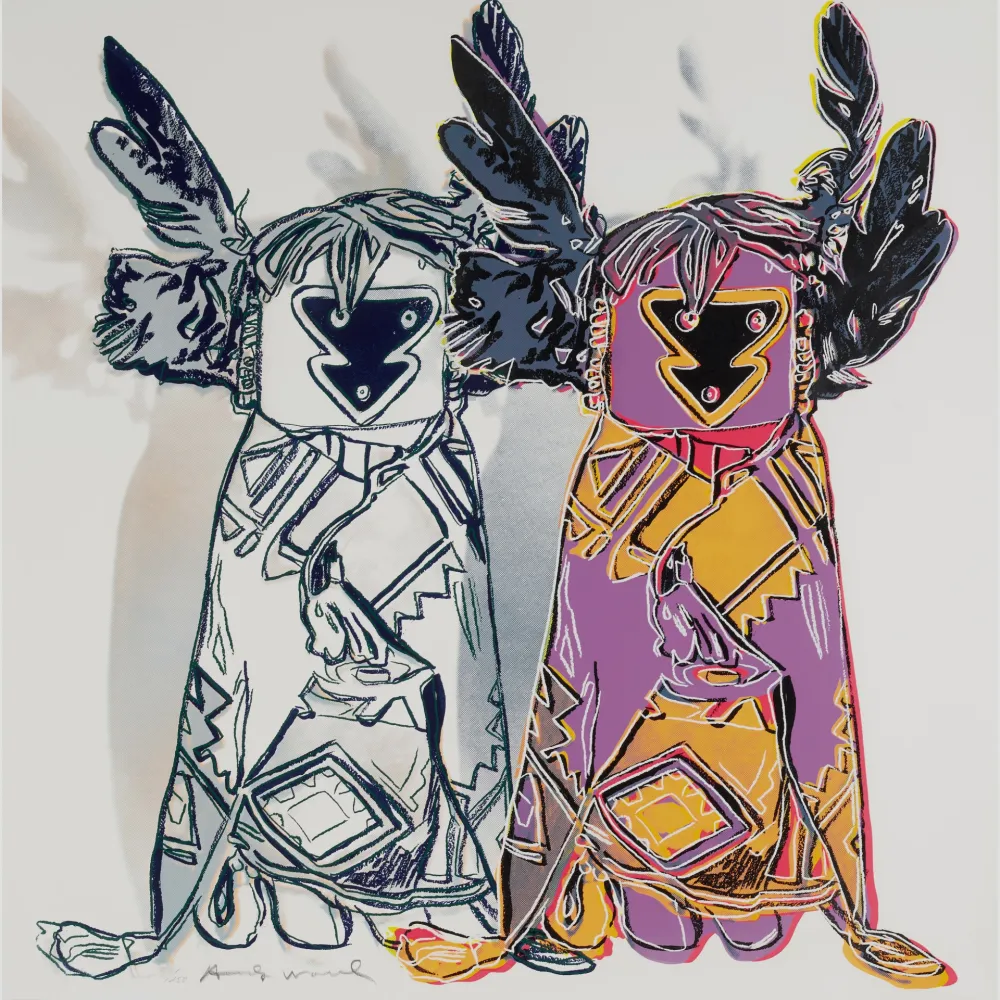Siebdruck Warhol - Kachina Dolls (FS II.381)