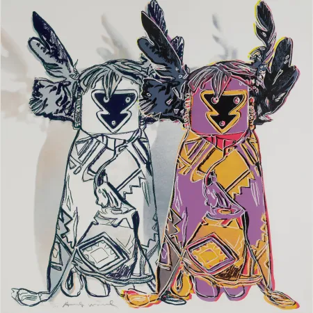 Siebdruck Warhol - Kachina Dolls (FS II.381)