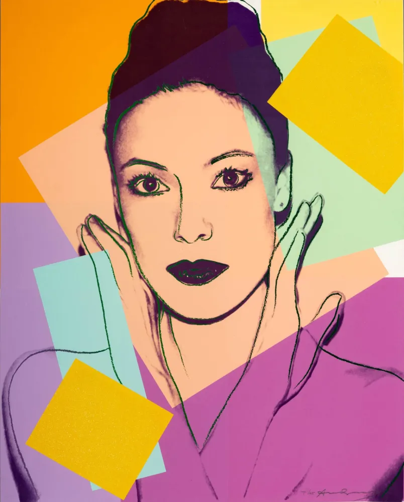 Siebdruck Warhol - Karen Kain 236 (Trial Proof)