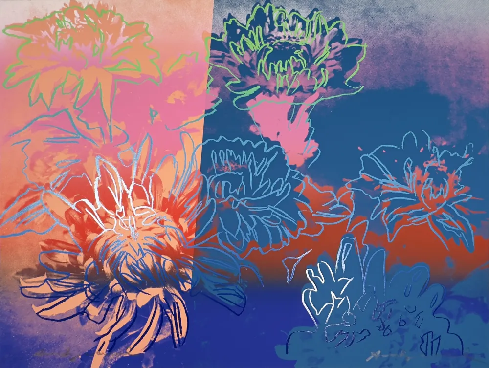 Siebdruck Warhol - Kiku (FS II.309)