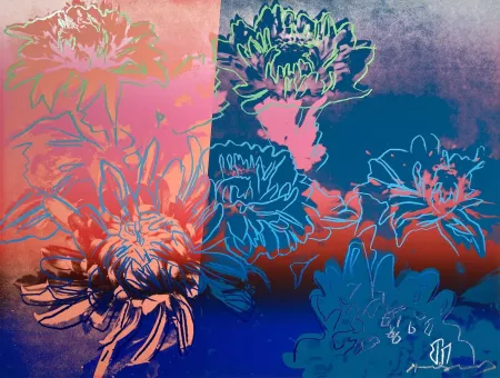 Siebdruck Warhol - Kiku, II.309