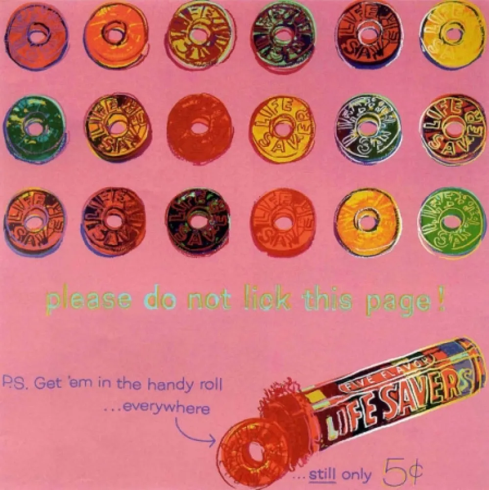 Siebdruck Warhol - Life Savers