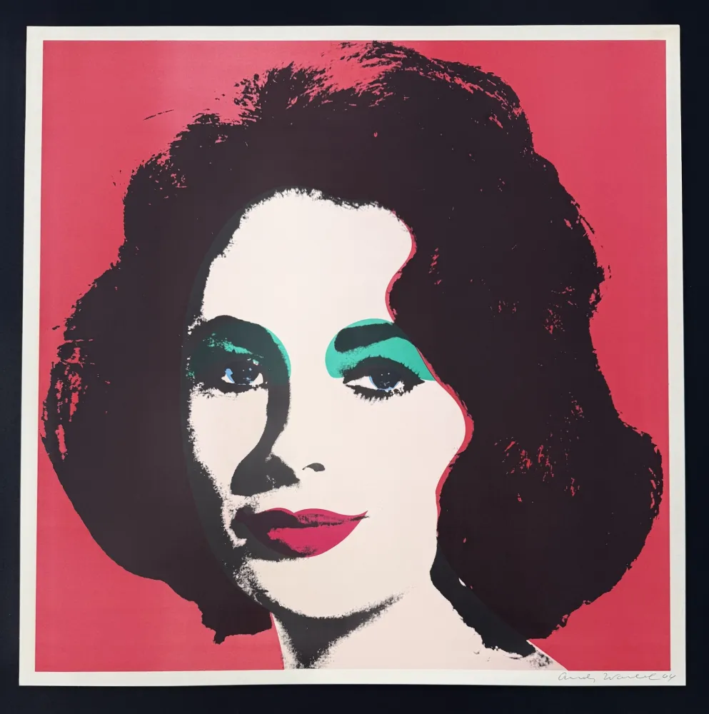 Lithographie Warhol - Liz, 1964