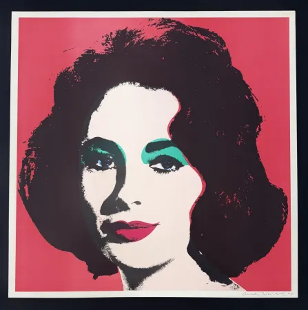 Lithographie Warhol - Liz, 1964