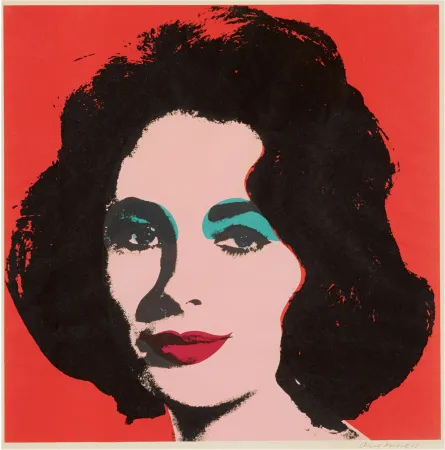 Siebdruck Warhol - Liz Taylor 7