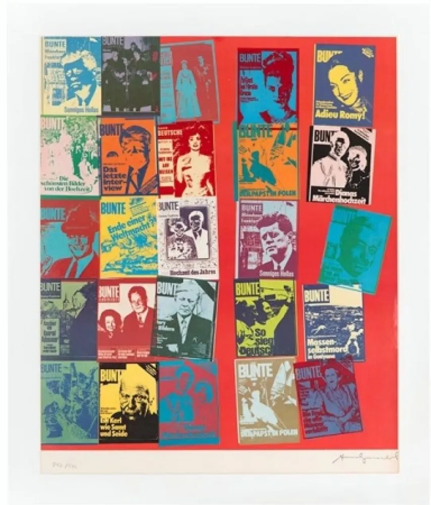 Siebdruck Warhol - Magazine and History, FS II.304 A