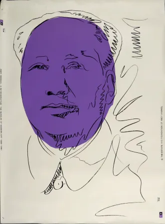 Siebdruck Warhol - Mao, 1989 - Very large!