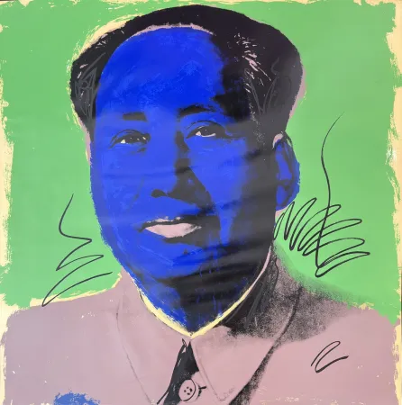 Siebdruck Warhol - Mao 90